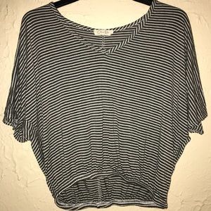 Striped Loose, Stretchy Top